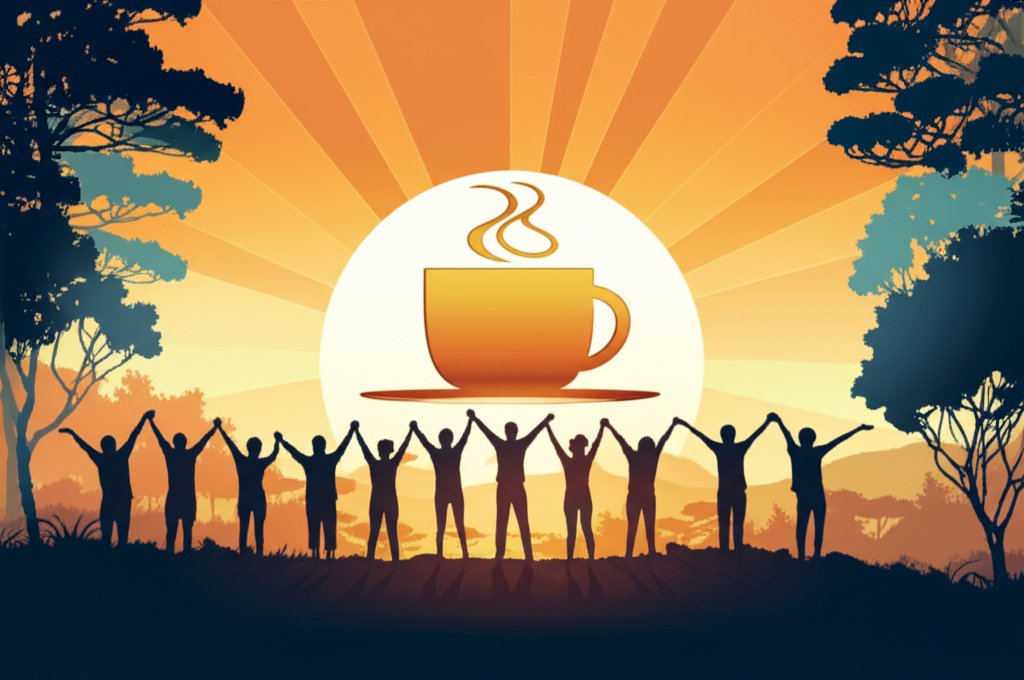Happy Wednesday! Coffee, sunshine, and good morning wishes.