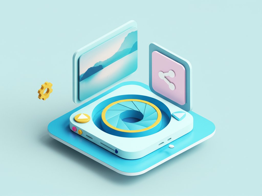 Selecting optimal digital images for wallpapers versus social media graphics.