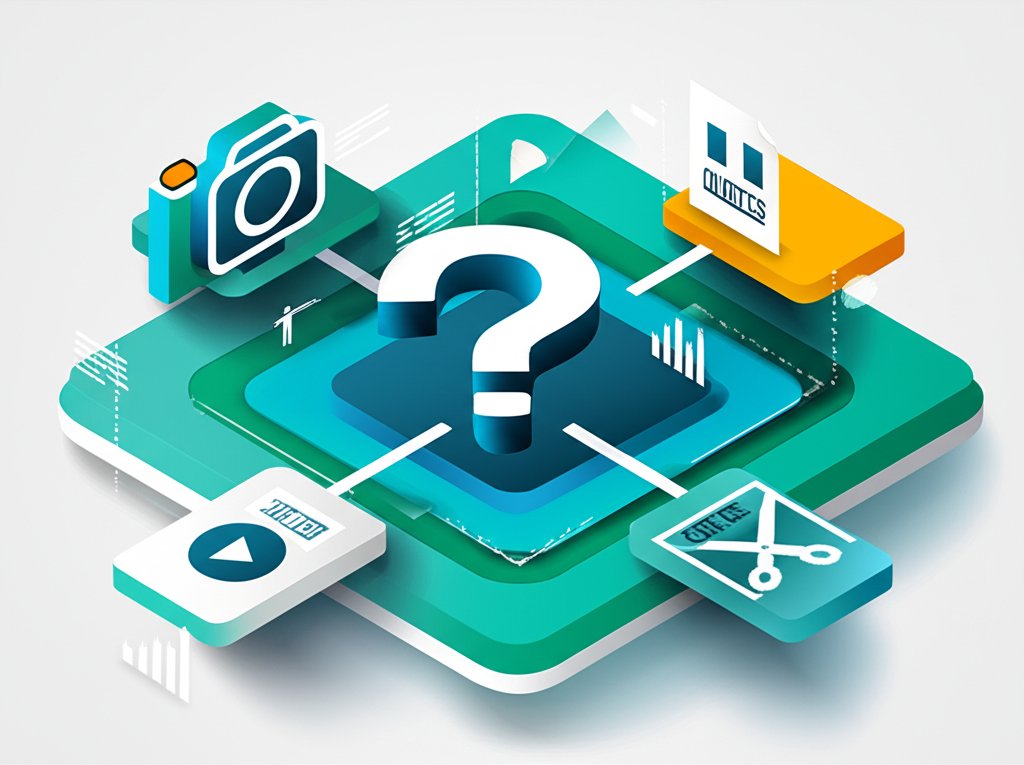 Deconstructing options: photos, GIFs, clipart, and quotes for content.