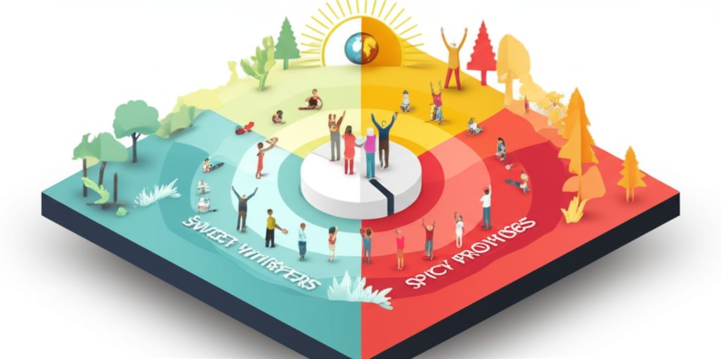 Setting the vibe: sweet whispers to spicy promises. Romantic atmosphere.