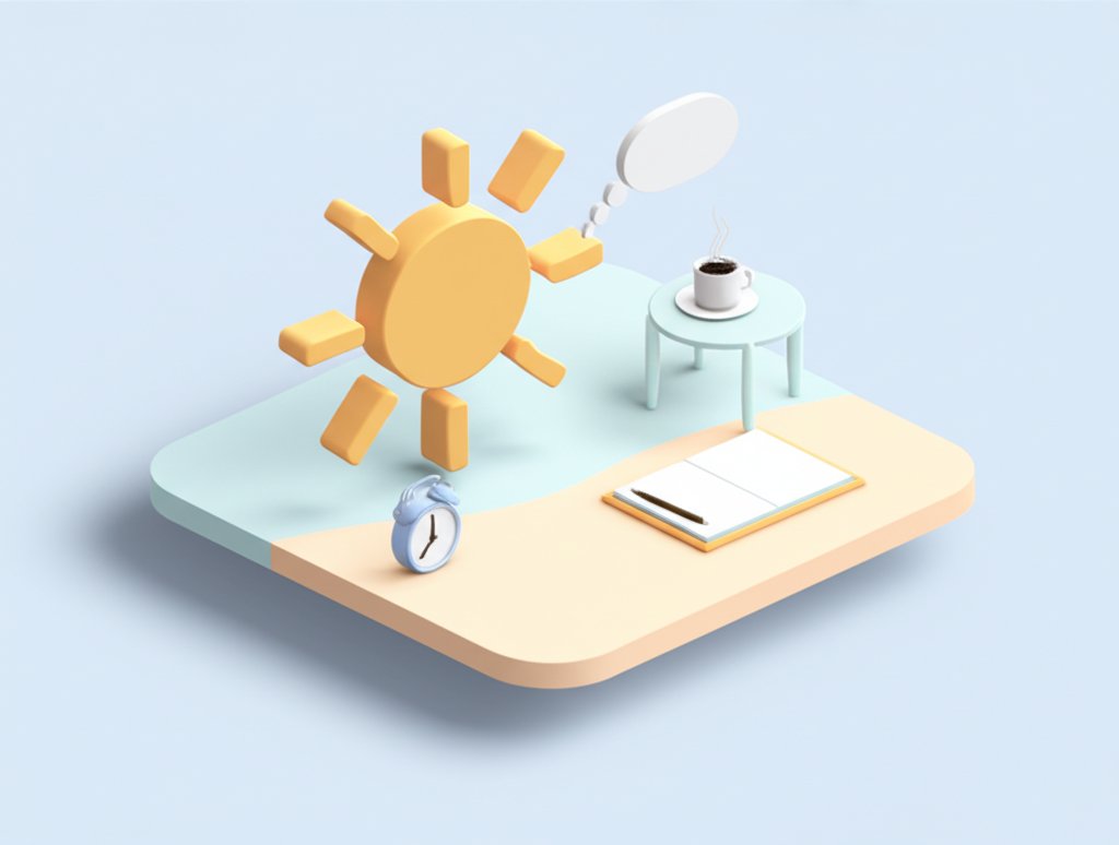 Beautiful early morning captions and quotes, perfect for a fresh start.