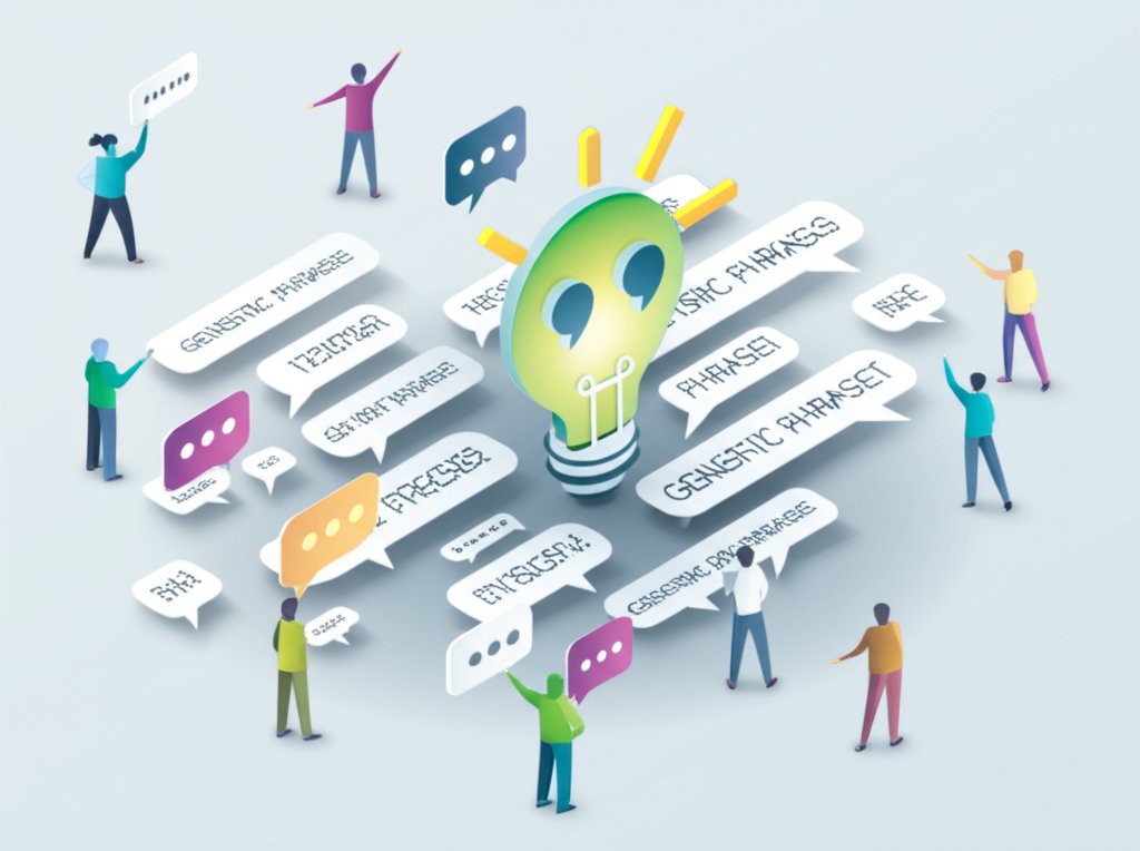 Upgrading classic phrases from generic to genuine for better communication.