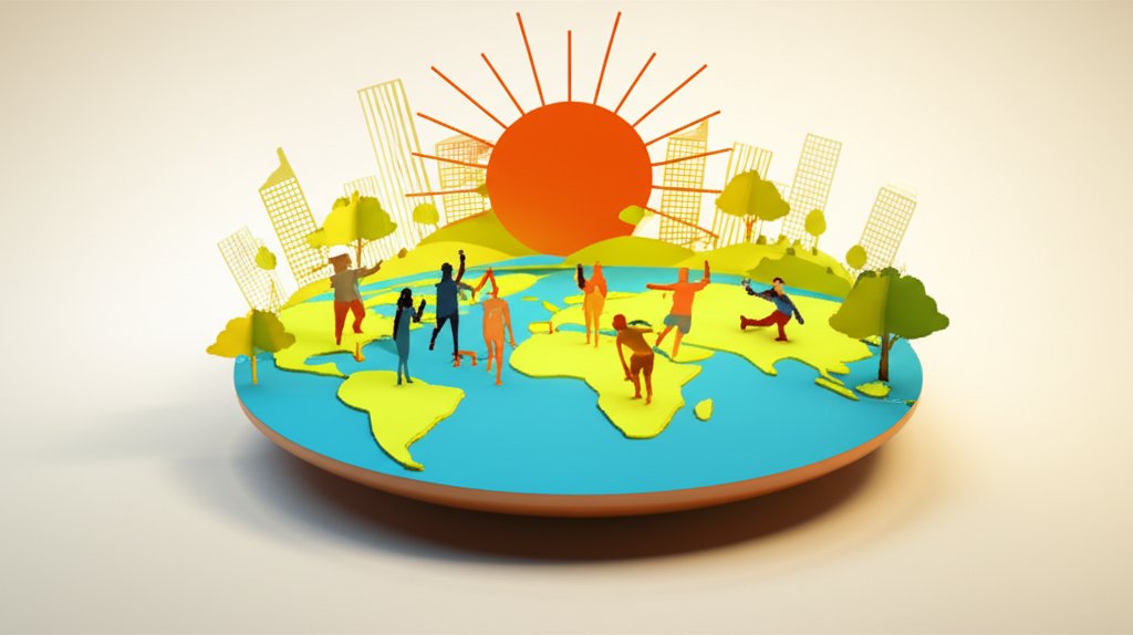 Bright 'Good Morning Everybody' image with a cheerful sun and warm coffee cup.