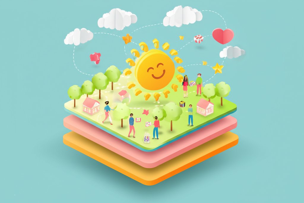 Infographic: Anatomy of a perfect 'Have a Good Day' share with key elements.