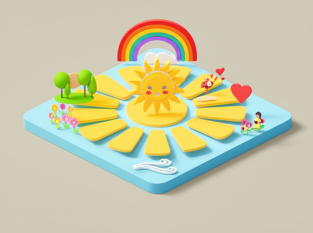 Anatomy of an unforgettable 'Lovely Day' image, showing key elements.