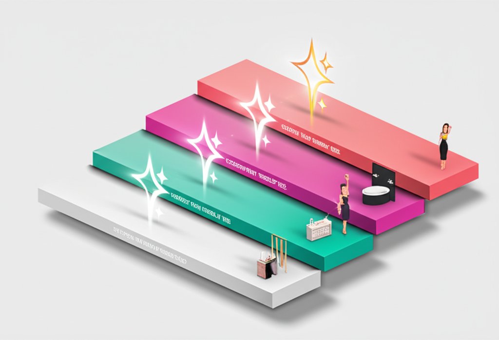 Choose your morning vibe: four levels of 'sexy' style options.