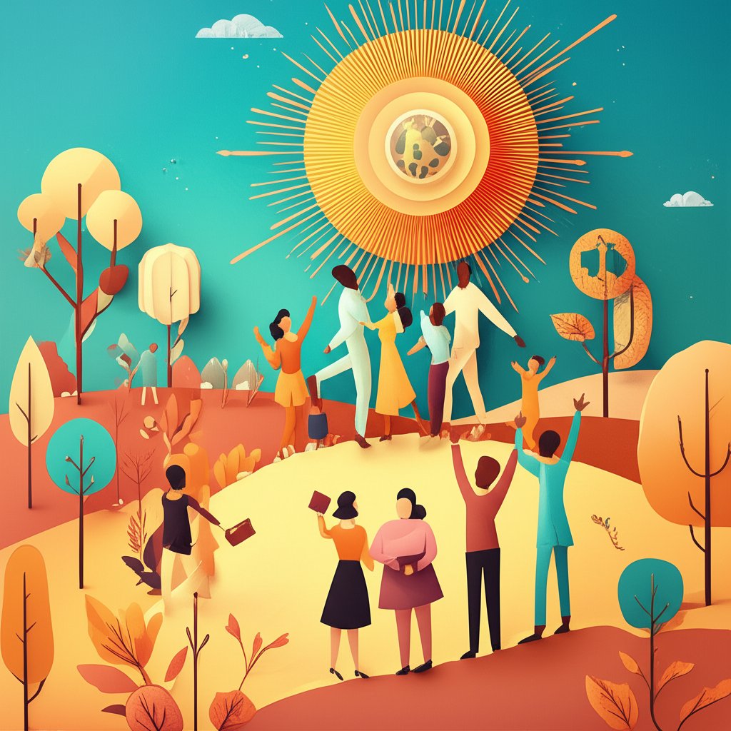 The simple power of a warm morning greeting fostering positive connections.